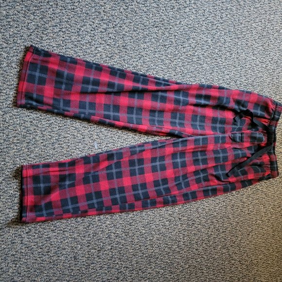 Perry Ellis Portfolio Red Plaid Flannel Sleep Pants Size Medium - Picture 3 of 8